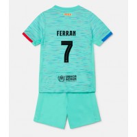 Barcelona Ferran Torres #7 Replica Third Minikit 2023-24 Short Sleeve (+ pants)